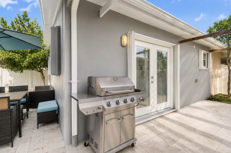 BBQ Grill and Seating