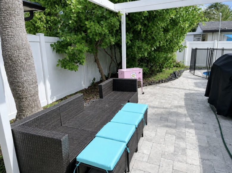 Outdoor seating and dining